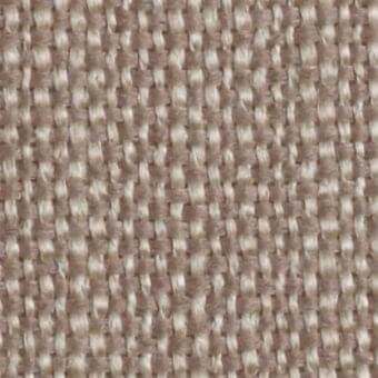 Beige and taupe woven fabric sample with a plain rectilinear weave, matte finish, and subtle yarn variations; labeled “costantini pietro n47”.